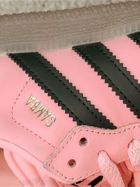 SAMBA Messi Pink & Black Sneakers
